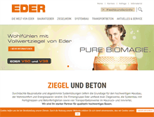 Tablet Screenshot of eder.co.at