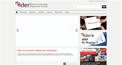 Desktop Screenshot of eder.org.tr